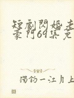 短剧闪婚老伴是豪门69集免费