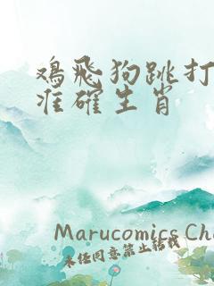 鸡飞狗跳打一最准确生肖