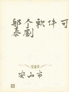 那个软件可以看泰剧
