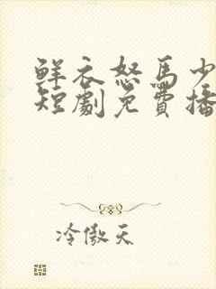 鲜衣怒马少年郎短剧免费播放