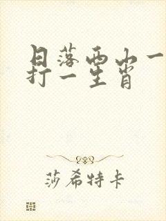 日落西山一片红打一生肖