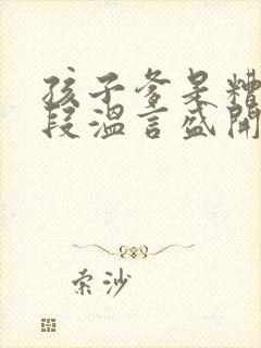 孩子爹是糟老头段温言盛开全文小说