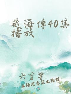 藏海传40集全播放