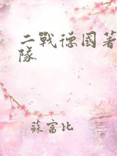 二战德国著名部队