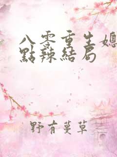 八零重生媳妇有点辣结局