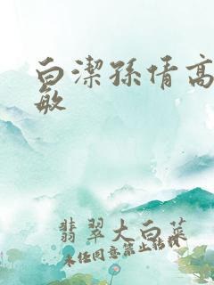 白洁孙倩高义张敏