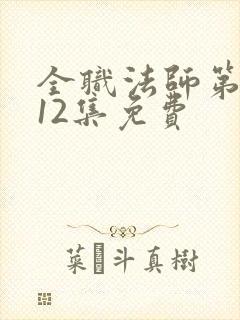 全职法师第4季12集免费