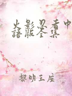 火影忍者中文国语版全集