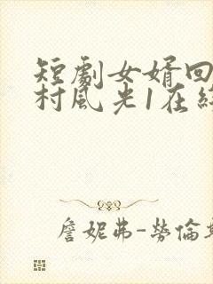 短剧女婿回乡全村风光1在线观看