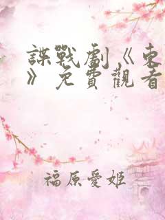 谍战剧《东风雨》免费观看