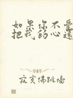 如果你不爱我就把我的心还我是什么歌