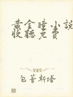 黄金瞳小说在线收听免费