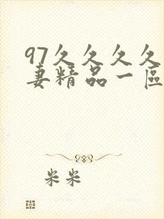 97久久久久人妻精品一区