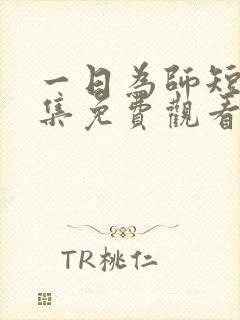 一日为师短剧全集免费观看西瓜影院