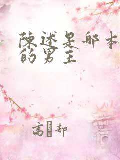 陈述是哪本小说的男主