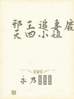 邪王追妻废材逆天四小姐