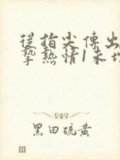 从指尖传出的真挚热情1未增减