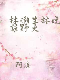 林潮生林晚晚小说野火