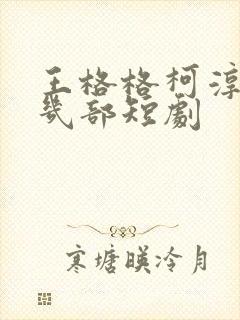 王格格柯淳合作几部短剧