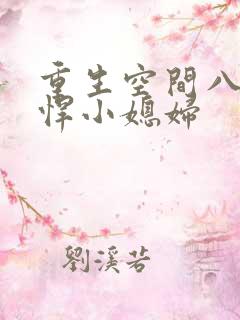 重生空间八零彪悍小媳妇