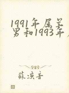 1991年属羊男和1993年属鸡女婚姻如何