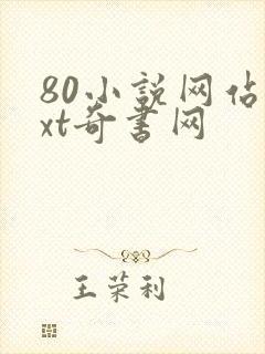 80小说网站txt奇书网
