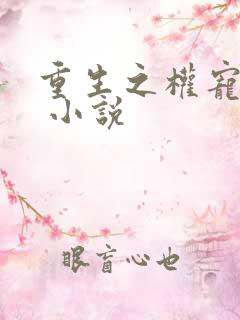 重生之权宠狂妻 小说