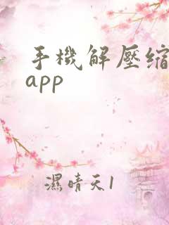 手机解压缩软件app