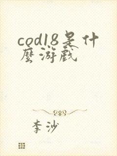 cod18是什么游戏