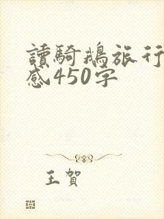 读骑鹅旅行记有感450字