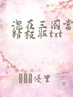 混在三国当军阀精校版txt