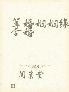 算婚姻姻缘免费合婚