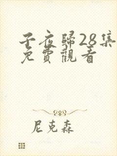 子夜归28集全免费观看