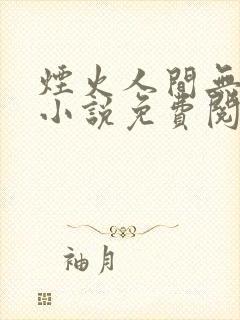 烟火人间无你我小说免费阅读