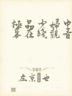 极品少妇中文字幕在线观看一区