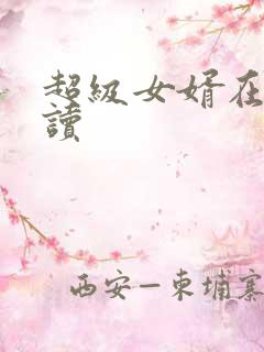 超级女婿在线阅读