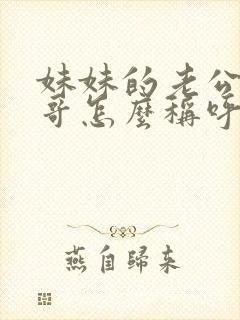 妹妹的老公的哥哥怎么称呼