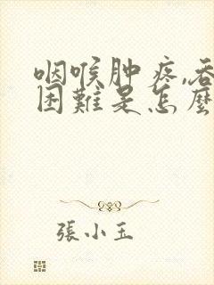 咽喉肿疼,吞咽困难是怎么回事