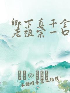 乡下真千金竟是老祖宗一口气看完