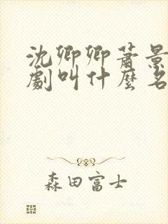 沈卿卿萧景渊短剧叫什么名字