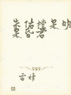 朱佑樘是明君还是昏君