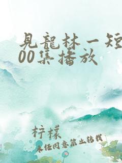 见龙林一短剧100集播放