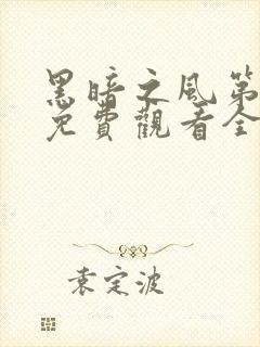 黑暗之风第一季免费观看全集高清