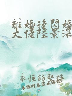 离婚后闪婚京圈大佬陆景深