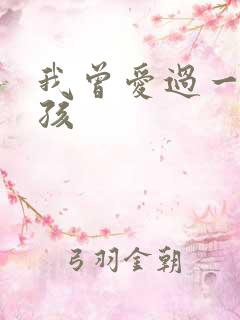 我曾爱过一个男孩