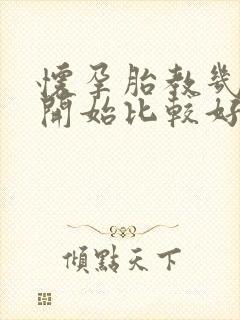 怀孕胎教几个月开始比较好