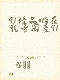 91精品啪在线观看国产91九色