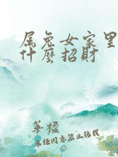 属兔女家里摆放什么招财