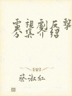 电视剧反击剧情分集介绍