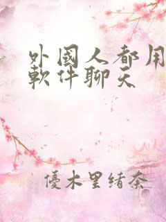外国人都用什么软件聊天